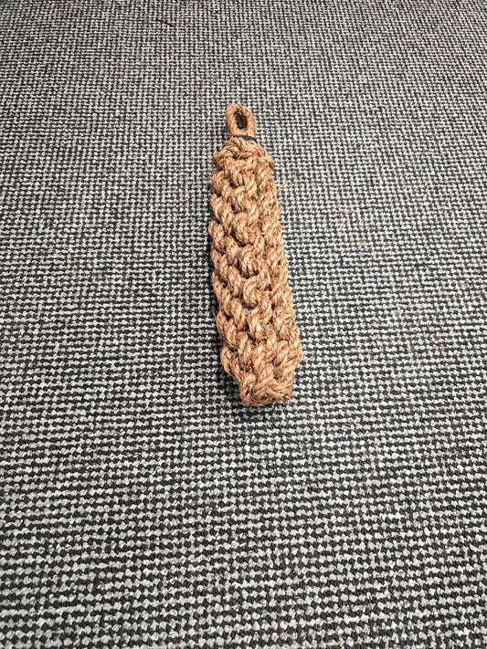 Narrowboat Side Fender - Natural Manila Rope 17" long