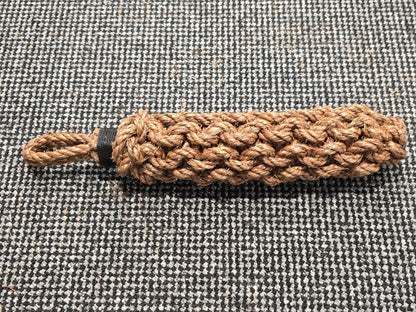Narrowboat Side Fender - Natural Manila Rope 17" long