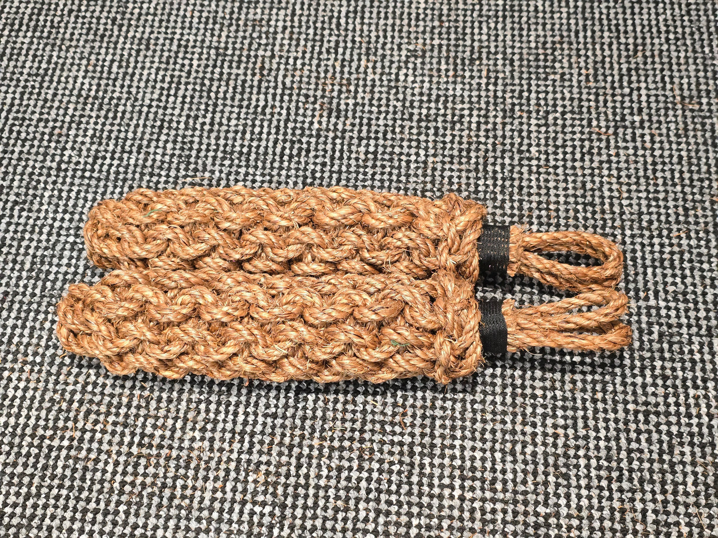 Narrowboat Side Fender - Natural Manila Rope 17" long - Twin Pack