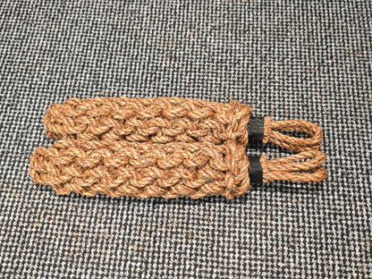 Narrowboat Side Fender - Natural Manila Rope 17" long - Twin Pack