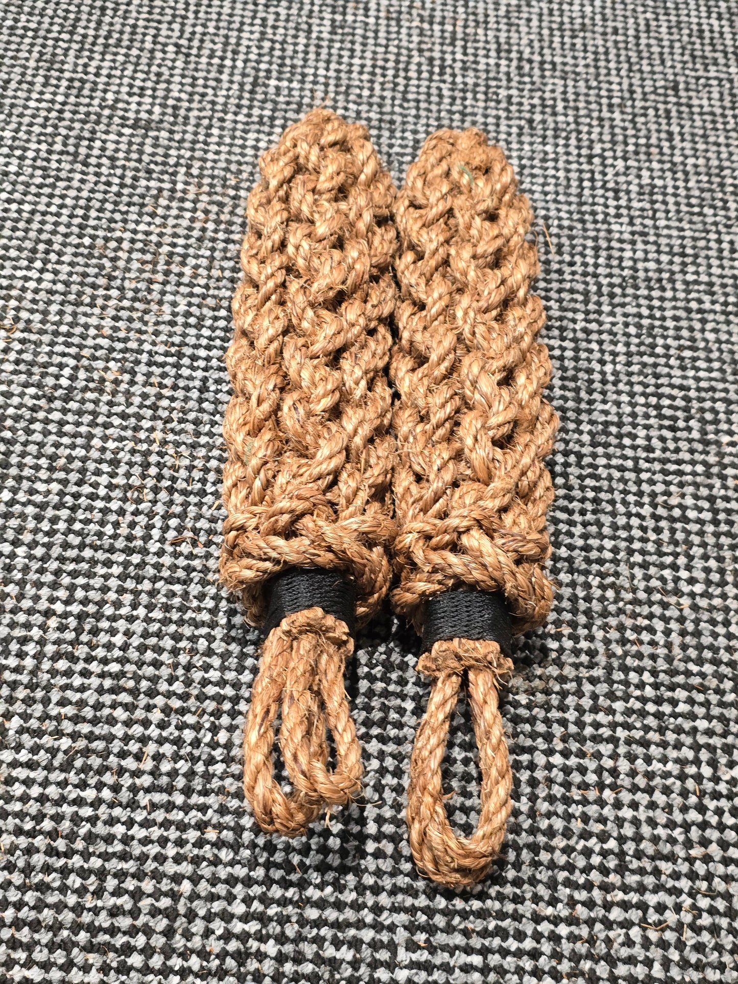 Narrowboat Side Fender - Natural Manila Rope 17" long - Twin Pack