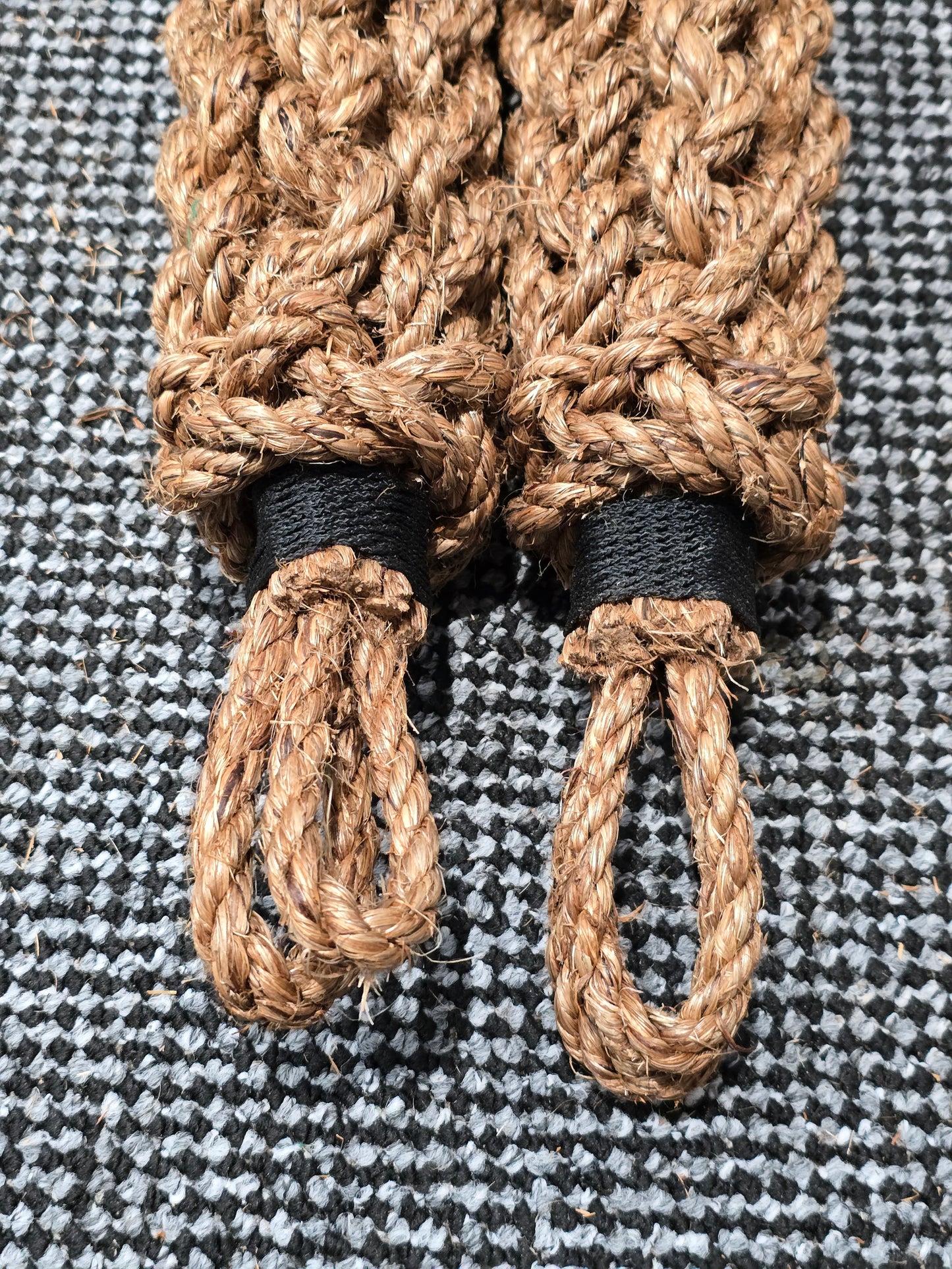 Narrowboat Side Fender - Natural Manila Rope 17" long - Twin Pack