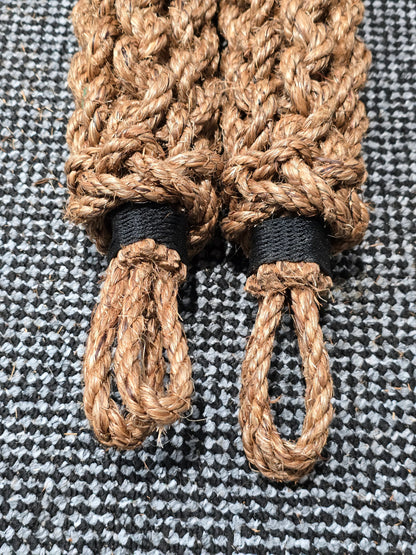 Narrowboat Side Fender - Natural Manila Rope 17" long - Twin Pack