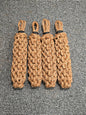 Narrowboat Side Fender - Natural Manila Rope 17" long - Four Pack
